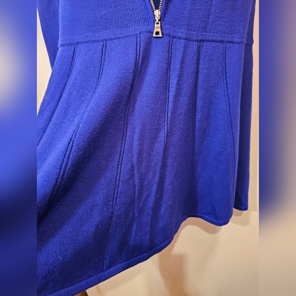 MILLY  NEW YORK | SANDRA Merino Wool Pleated Dress. No flaws. Sz M - Picture 12 of 16